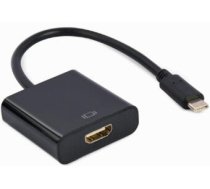 Adapteris Gembird USB Type-C Male - HDMI Female 4K@60Hz 15cm Black (A-CM-HDMIF-04)
