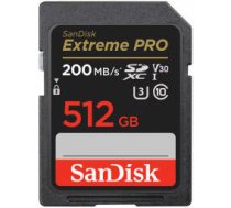 Atmiņas karte SanDisk Extreme PRO 512GB SDXC (SDSDXXD-512G-GN4IN)