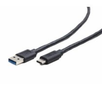 Kabelis Gembird USB Male - Type C Male 1m Black (CCP-USB3-AMCM-1M)