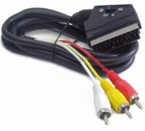 Kabelis Gembird Scart IN/OUT-RCA 1.8m (CCV-519-001)