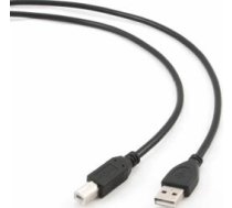 Kabelis Gembird USB Male - USB Male B 1.8m Black (CCP-USB2-AMBM-6)