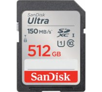 Atmiņas karte Sandisk Ultra SDXC 512GB (SDSDUNC-512G-GN6IN)