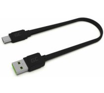 Green Cell GCmatte Ultra Charge fast Charging USB Male - USB Type-C Male Cable 25 cm (KABGC03)
