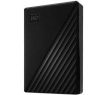 Ārējais cietais disks Western Digital My Passport 5TB Black (WDBPKJ0050BBK-WESN)