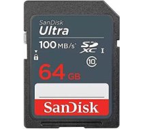 Atmiņas karte Sandisk Ultra SDXC 64GB (SDSDUNR-064G-GN3IN)