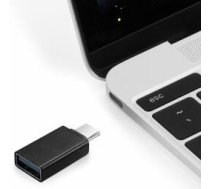 Gembird Type C Male - USB Female Black (A-USB2-CMAF-01)
