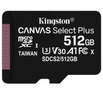 Atmiņas karte Kingston Micro SDXC 512GB Canvas Select Plus (SDCS2/512GBSP)