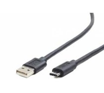 Kabelis Gembird USB Male - Type C Male 1.8m Black (CCP-USB2-AMCM-6)