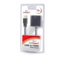 Gembird Adapter USB to HDMI - Black (A-USB3-HDMI-02)