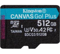 Atmiņas karte Kingston Canvas Go! Plus microSDXC 512GB (SDCG3/512GBSP)