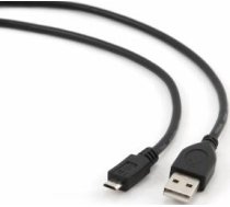 Kabelis Gembird USB Male - MicroUSB Male 0.5m Black (CCP-MUSB2-AMBM-0.5M)
