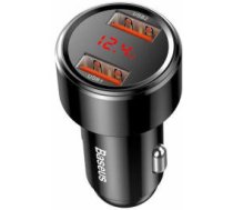 Auto lādētājs Baseus Magic Car Charger 2 x USB-A 45W Black (CCMLC20A-01)