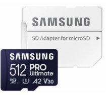 Atmiņas karte Samsung MicroSDXC 512GB PRO Ultimate with Adapter (MB-MY512SA/WW)
