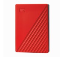 Ārējais cietais disks Western Digital My Passport 4TB Red (WDBPKJ0040BRD-WESN)
