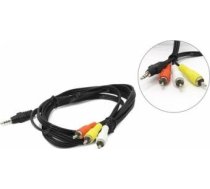 Gembird 3.5mm Male - 3 x RCA Male 2m Black (CCA-4P2R-2M)