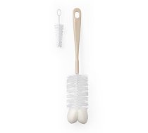 Birste ar šammmi pudelei+birstīte knupim BabyOno 720/04 beige