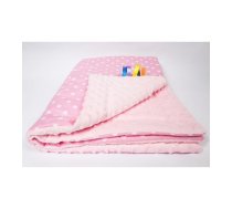 Sedziņa divpusēja MINKY Dots pink-pink 75х100 cm