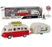 Autobuss ar kempinga piekabi 15054