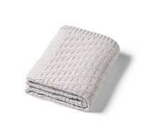 Adīta kokvilnas sedziņa BabyOno 1647/02 grey