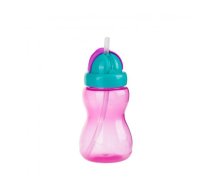 Pudele-bidons ar salmiņu Canpol 56/109 pink