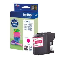 LC-221M Sarkanās tintes kasete 260lpp (DCPJ562DW, MFCJ480DW) (LC221M)
