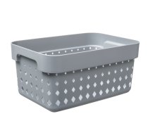 NHG Groziņš Seoul 26x18x13cm plastmasas, pelēks (5707672750305)