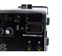 GEKO Metināšanas pusautomāts MMA-220 Mig/Tig/Mma (5901477153426)