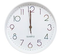 BESK Pulkstenis sienas 25cm, balts (4750959158708)