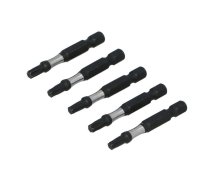 Draumet Uzgalis trieciena 1/4 50mm Draumet Torx T20 S2 5gab. (5907078990309)