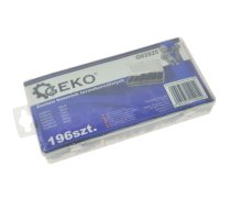 GEKO Termocauruļu komplekts meln. 196gb (5901477152054)