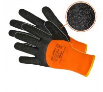 Art.Master Cimdi ar raupju lateksu siltie 10.izm Rdrag Orange (5902869724156)