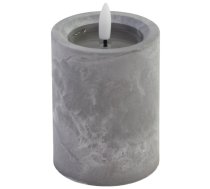 BESK Svece LED 7.5x12cm, akmens efektu (4750959144985)