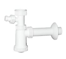 PLASTBRNO Sifons izlietnei EM15340 1 1/4x40mm, ar v/m pieslēgumu (8595156220430)
