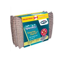 Splendelli Trauku tīrāmais sūklis metāla 2+1gb (16) (8008990222138)