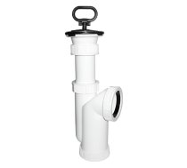 PLASTBRNO Sifons virtuves izlietnei 1 1/2X50mm, ar izplūdi (8595156220218)