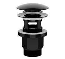 PLASTBRNO Izplūde izlietnei 1 1/4" klik-klak, melna (8595156232983)