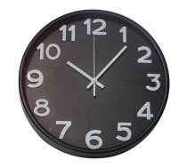 BESK Pulkstenis sienas 30cm, melns (4750959121214)