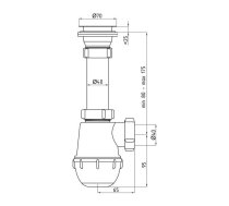 Ani Plast Sifons Ani Grot izl. 1 1/2x40mm (4779037102747)