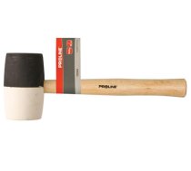 PROLINE Āmurs gumijas 340g melns/balts ar koka rokturi (5903755120229)