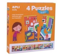 APLI kids Puzle Māja The house puzzle 17894