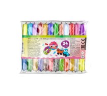 Radošais komplekts Modelēšanas mīkla (lēkājošais plastilīns) 24 krāsas (ETC70132)