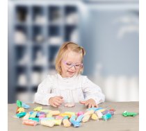 Radošais komplekts Modelēšanas mīkla Play Dough - Shine Asorti 9 krāsas (ETC41180)