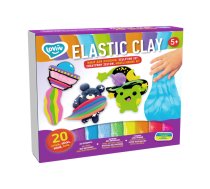 Radošais komplekts Modelēšanas mīkla (lēkājošais plastilīns) Elastic 20 gab. (ETC70140)