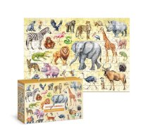 Attīstošā puzle Montessori Puzle "Safari dzīvnieki" (ETC300638)