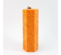 Baltic Candles &quot;Lace Candle&quot; Kristālstearīna cilindrs / degšanas laiks 38h (50x200mm) Orange (39079)