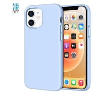 Riff Plans &amp; Miksts silikona aizmugures maks ar mikstu iekspusi prieks iPhone 12 / 12 Pro Light Blue (RF-TS-IPH12/12PRO-LIGHBLUE)