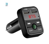 Riff CAR-B2 Bluetooth FM / MP3 Transmiteris Auto lādētājs 2x USB QC3.0 3.1A Black (RF-CAR-B2)