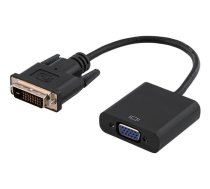 Riff Full HD 1080P DVI-D uz VGA adapteris / video kabeļa pārveidotājs 25pin uz 15pin (0,23 m) (RF-DVID-VGA)