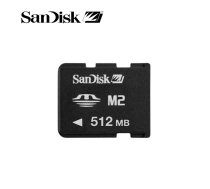 SanDisk M2 Memory Stick Micro atmiņas karte 512 Mb lietota pārbaudīta formatēta Bulk (PS-M-M2-SD512MB)