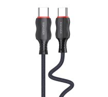 iKaku KSC-807 CHUANDA Ātrās uzlādes / pārraides vads PD60W Type-C to Type-C 1m (KSC-807/C/C-BK)